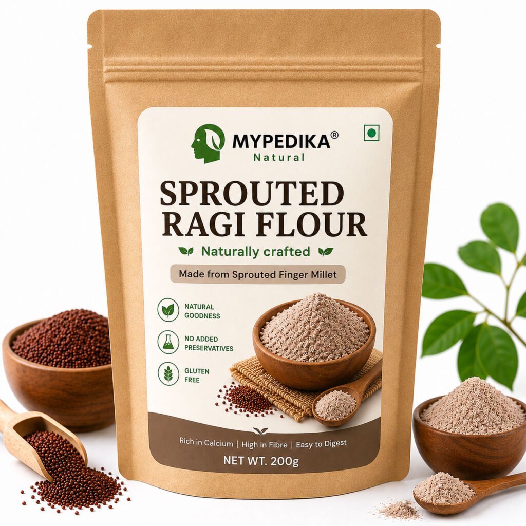 Sprouted Ragi Flour - Mypedika